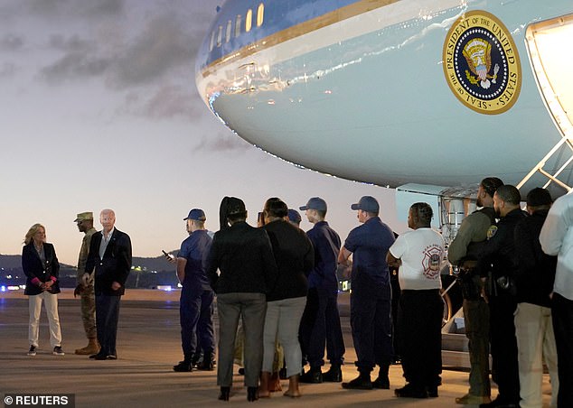 The president was seen in public only once during his week in the largest of the US Virgin Islands