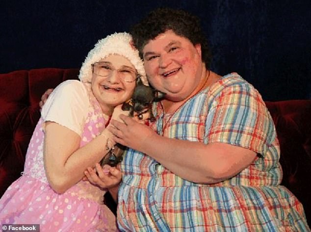 Gypsy Rose (pictured left as a child) served eight years of a ten-year sentence for her part in the murder of her medically abusive mother