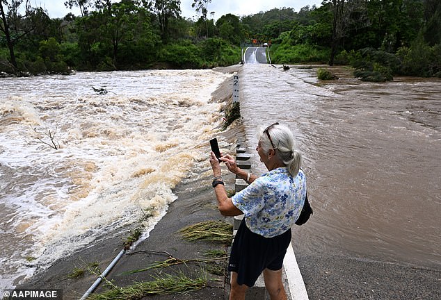 Glenis from Beaudesert takes a photo of the Coomera River on the Gold Coast