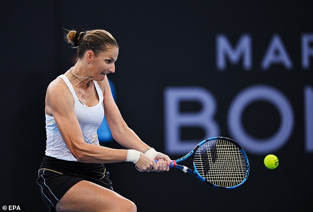 She suffered a 3-6, 7-6, 6-4 loss in the second round to three-time champion Karolina Pliskova