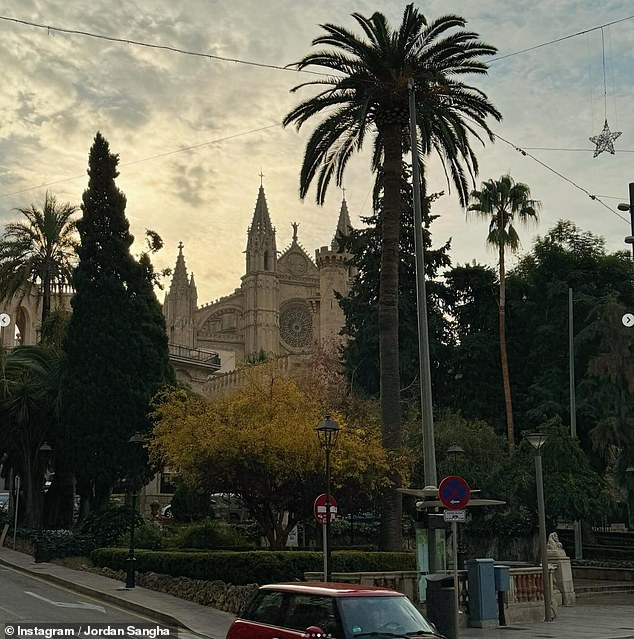 Despite their best efforts to peek inside, the couple admitted on TikTok that the famous landmark was closed