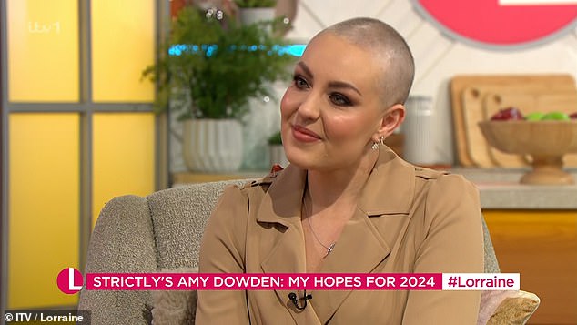The Strictly star, 33, - who was diagnosed in the spring of 2023 - appeared on Lorraine on Wednesday as she spoke about how she felt entering 2024 and her 'jealousy' at seeing messages