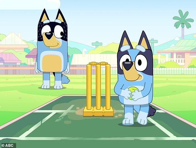 The plot revolves around a family of cartoon dogs from Queensland who underestimate the abilities of Bluey's friend Rusty on the cricket field.