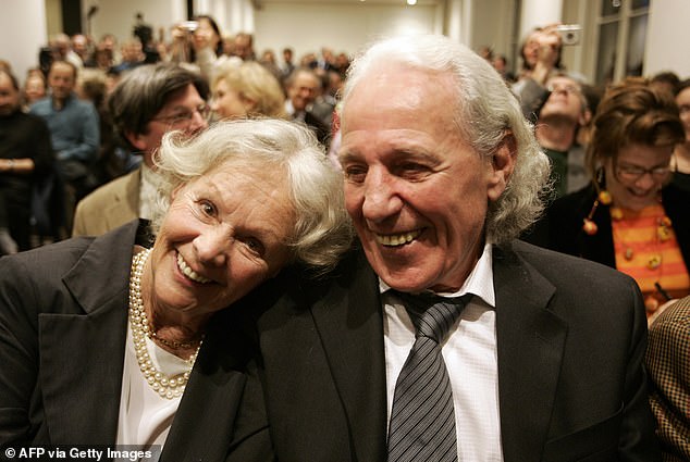 Ms. Delbart, who appeared in several French films in the 1950s and 1960s, married Alain Bornet, a director and screenwriter, in 1962.  Above: The couple in 2005