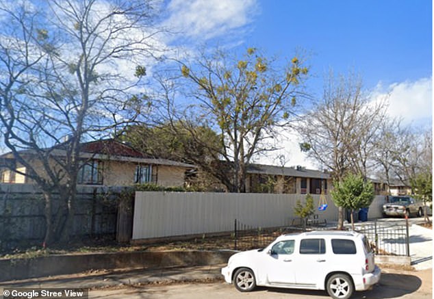 The family's home, pictured here in the Pleasant Grove section of Dallas