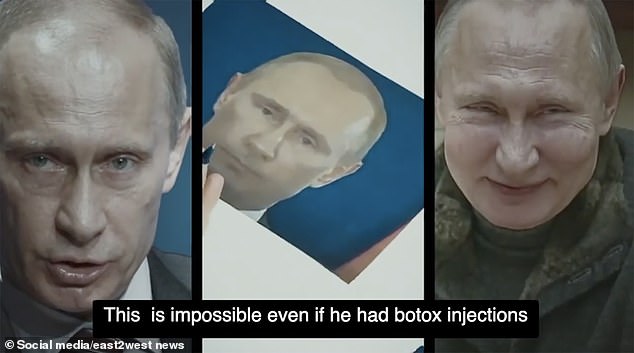It is widely believed that Putin has undergone regular plastic surgery as he has aged since he first became acting president on the last day of 1999.