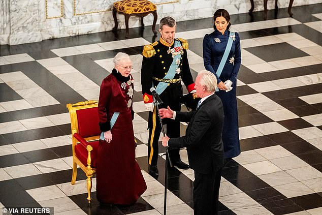 There is speculation that Queen Margrethe's abdication may have been motivated to save the marriage of her son and Princess Mary in the wake of the alleged 'affair'.