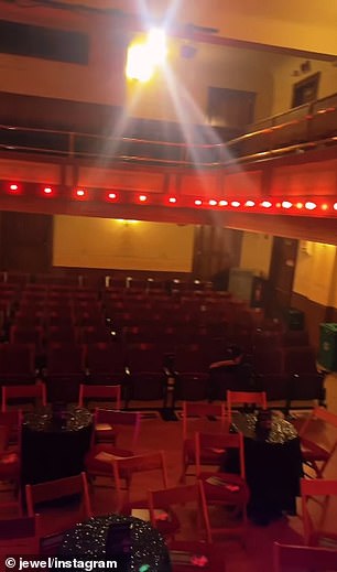 She shared a look inside the Sheridan Opera House in Telluride, CO last Thursday