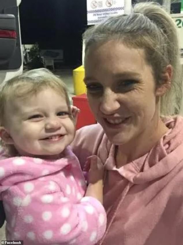 Kerri-Ann Conley (pictured with Darcey-Helen) was sentenced to nine years in prison after pleading guilty to manslaughter