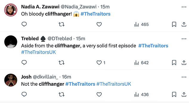 1704326212 446 The Traitors viewers are outraged as host Claudia Winkleman ends