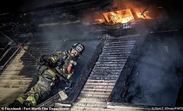 The Fort Worth Fire Department rushed to the scene Tuesday evening at 10:45 p.m. after receiving reports of a massive fire coming from the building