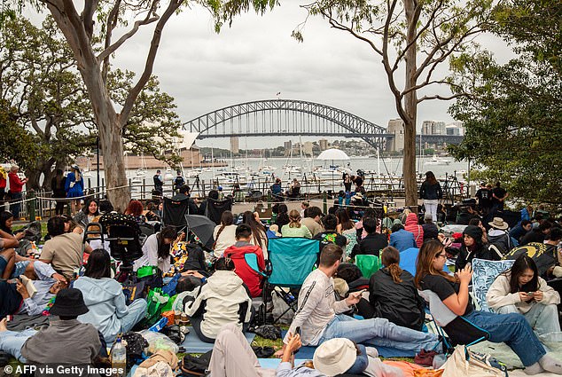 Millions of people who visited Sydney's CBD over Christmas and New Year (pictured) are being urged to check for symptoms of Legionnaires' disease