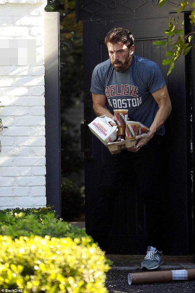 Affleck famously dropped his food delivery service, including Dunkin Donuts, in December 2020, leading to one of his many viral moments