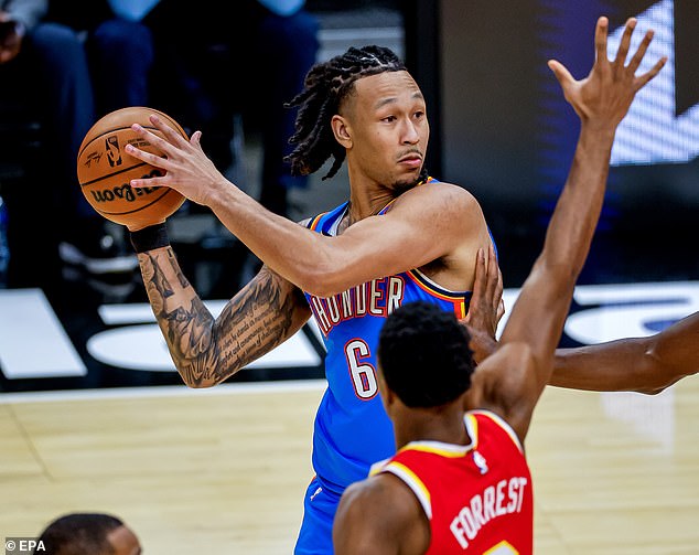 Jaylin Williams did not start for the Thunder Wednesday and played 15 minutes from the bench