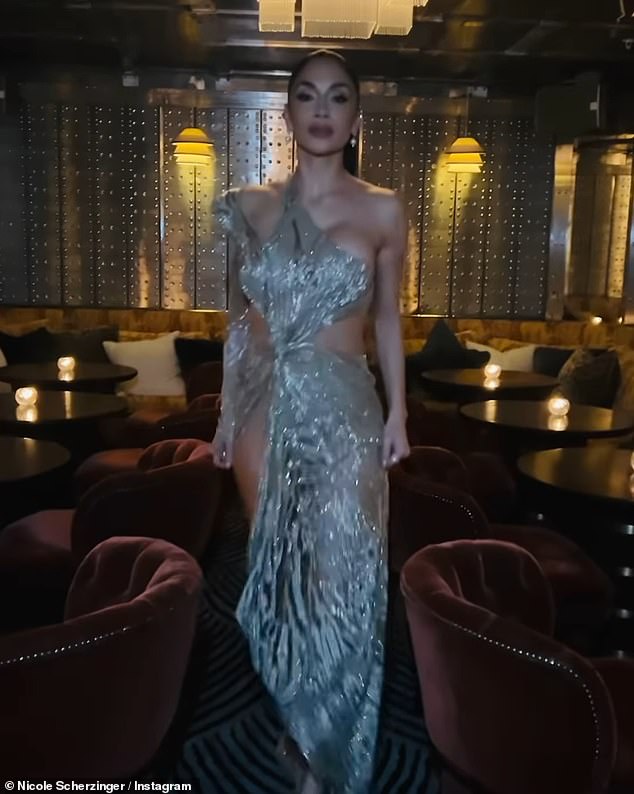 In addition to the light-hearted clip, Nicole also shared some photos of herself posing up a storm for the camera as she put on a very glamorous display