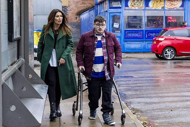 The comedian, 25, plays the son of Carla Connor's brother Rob Donovan, called Bobby, on the Cobbles