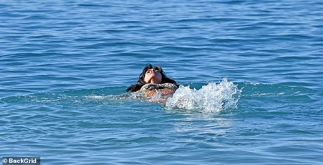 Jenny started getting some exercise and chose to do open water backstroke swimming