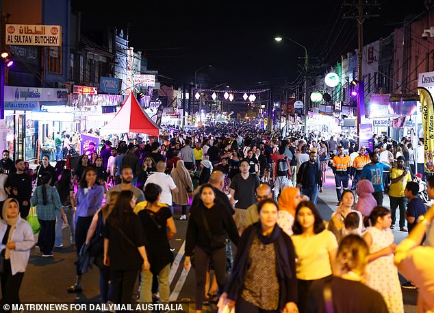 The appeal of the Ramadan Street Festival in Lakemba (pictured) means more than 1.2 million people attend the event, which is more than last year's Royal Sydney Show