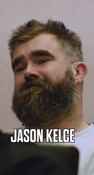 Kelce after his name is called
