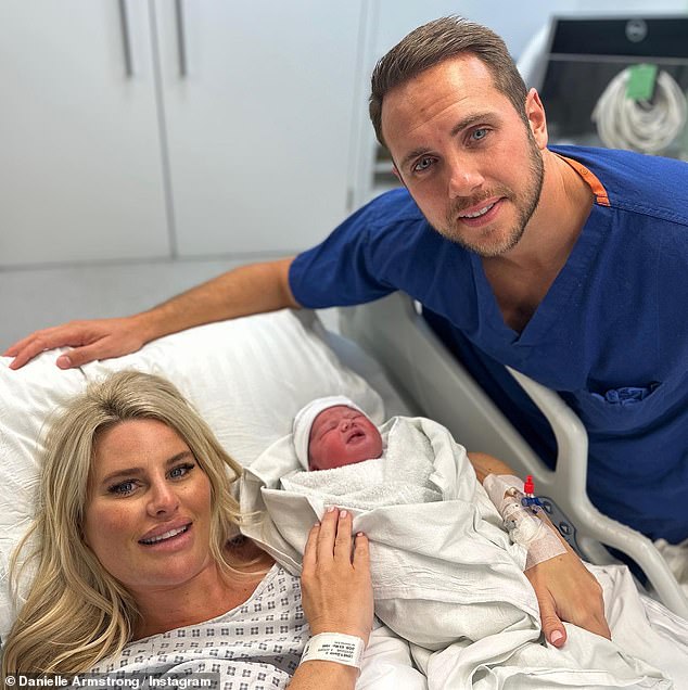 Danielle confirmed she had welcomed her second child in July by sharing a heartwarming Instagram post in which she revealed she had given birth to a baby girl