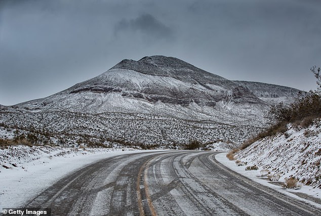 In March 2023, the Daylight Pass, a high-altitude mountain road, was dusted with powder