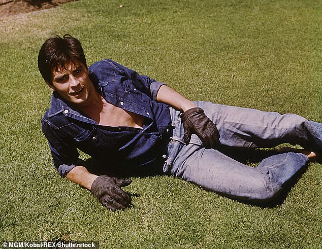 Veteran French actor Alain Delon is shown here in a 1960 portrait