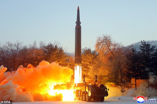 North Korea fired a hypersonic missile at Pyongyang on January 5, 2022