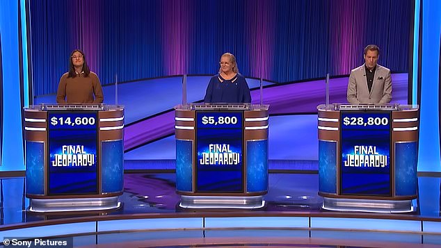 The young woman, who studies social studies at Harvard, came in second place with a total of $14,600 before the Final Jeopardy on landmarks