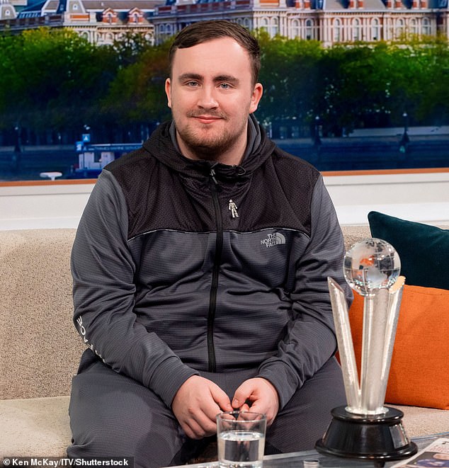 Littler told Good Morning Britain his 'mind was blank' before missing a crucial dart for 5-2