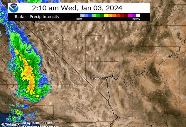 A winter weather system moved from California to Nevada earlier this week, leaving several counties under weather warnings