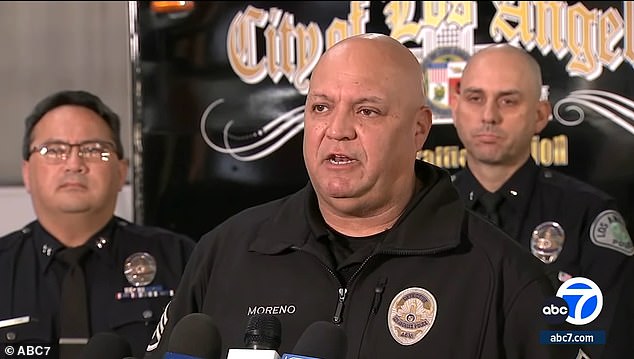 LAPD Detective Ryan Moreno says the suspect will likely be charged with murder