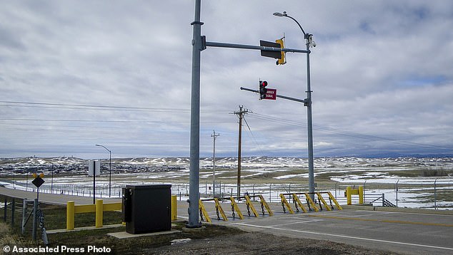 Ellsworth Air Force Base in South Dakota, where four crew members safely ejected from a crashed B-1 Lancer bomber Thursday evening