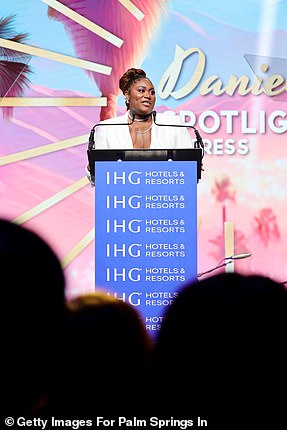 Danielle Brooks was recognized when she received the Spotlight Award for her mesmerizing performance in The Color Purple