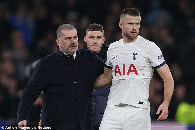 Dier has fallen out of favor at Tottenham and has made just one start under boss Ange Postecoglou