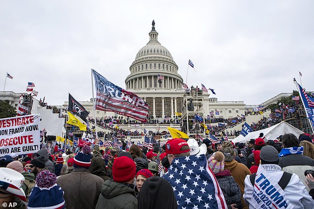 A third of Republican voters now believe FBI agents fueled the Jan. 6 attack in which a mob of Trump supporters stormed the Capitol