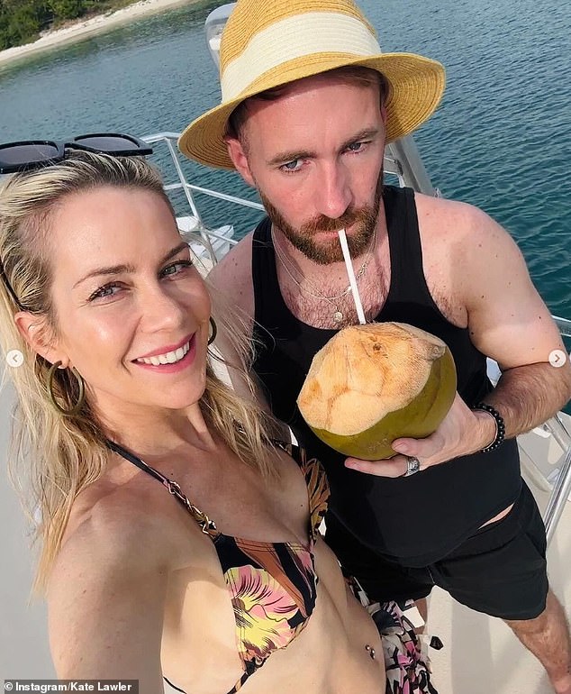 Taking to Instagram, the radio host posed in a skimpy floral bikini as she lifted the winter blues by enjoying a sun-soaked visit to the beautiful island