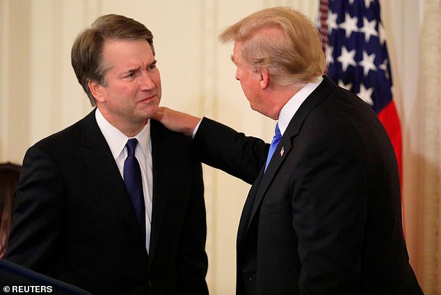 Habba referenced Kavanaugh's brutal confirmation fight and said Trump 'went through hell' to get him on the court