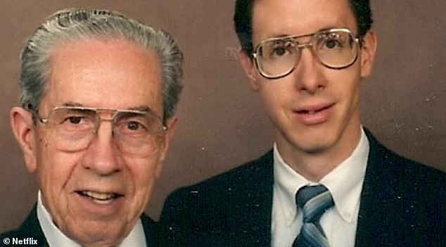 Ceci grew up as part of FLDS under the rule of Rulon Jeffs before son Warren (pictured together) – now in prison for child sex abuse – took over when she was just 12