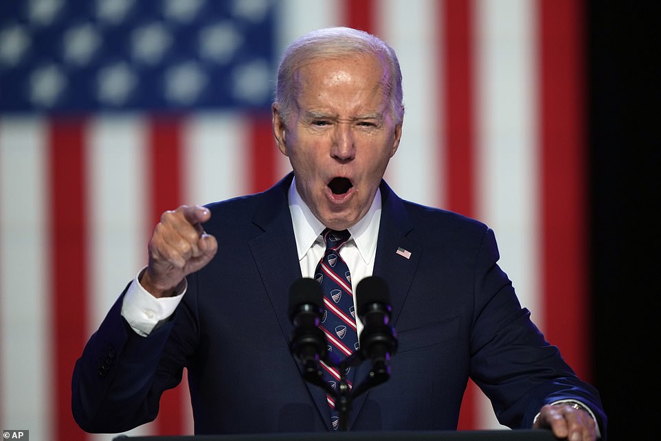 1704498570 169 Biden says 39we almost lost America39 in his campaign speech