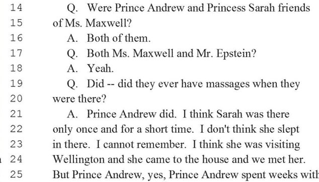 1704498821 560 Prince Andrew got daily massages when he visited pedophile financier