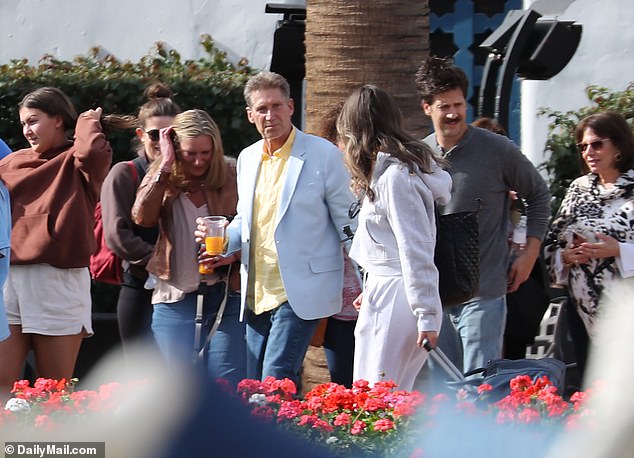 Nist and Turner were later seen saying goodbye to friends and family before leaving the hotel