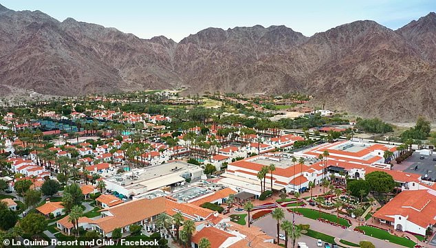 Fittingly, the Golden Wedding took place at the retirement golf paradise of La Quinta Resort & Club in La Quinta, California, 25 miles south of Palm Springs.