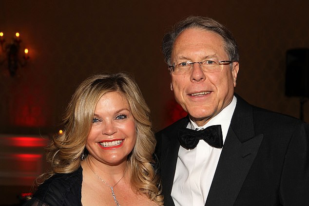 LaPierre, pictured with wife Susan, claims James' lawsuit is politically motivated after she vowed to go after the NRA ahead of her appointment as attorney general