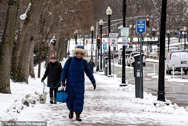 Parts of south-central and southwestern Maine and central, northern and southern New Hampshire are also expected to get 24 to 30 inches of snow over 24 hours starting at 7 p.m. today