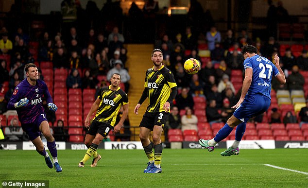 Joe Quigley had given the National League leaders a shock lead with a first-half header