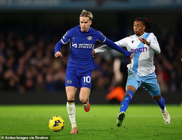 Mykhailo Mudryk had a quiet night at Stamford Bridge, but helped create the move that led to Broja's goal