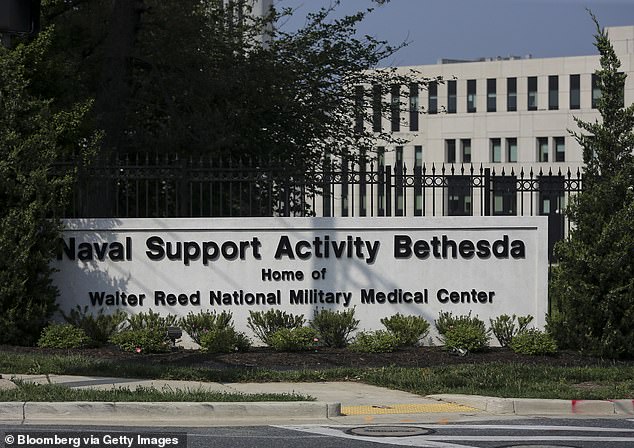 Secretary of Defense Lloyd Austin is in the intensive care unit at Walter Reed National Military Medical Center in Maryland, pictured