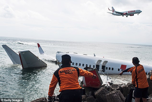 A Lion Air Boeing 737-MAX crashed in Badung Bali in 2013 after overshooting the runway at Bali Ngurah Rai Airport