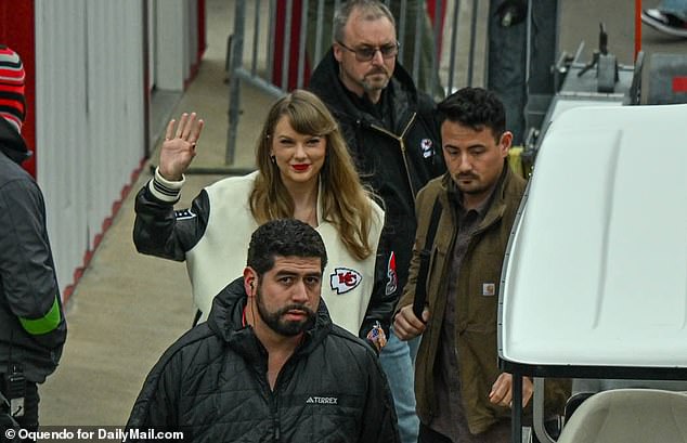 Taylor Swift was spotted arriving at Arrowhead Stadium on December 31 to support her husband