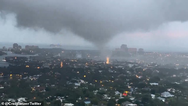 No injuries were reported and the Fort Lauderdale Fire Department is assessing the damage